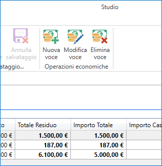 Studio - Gestione Economica Studio - Gestione Economica