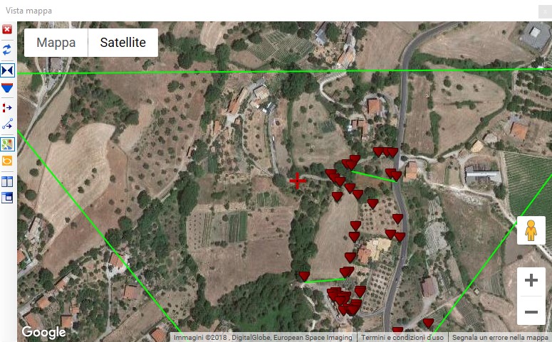 finestra vista mappa